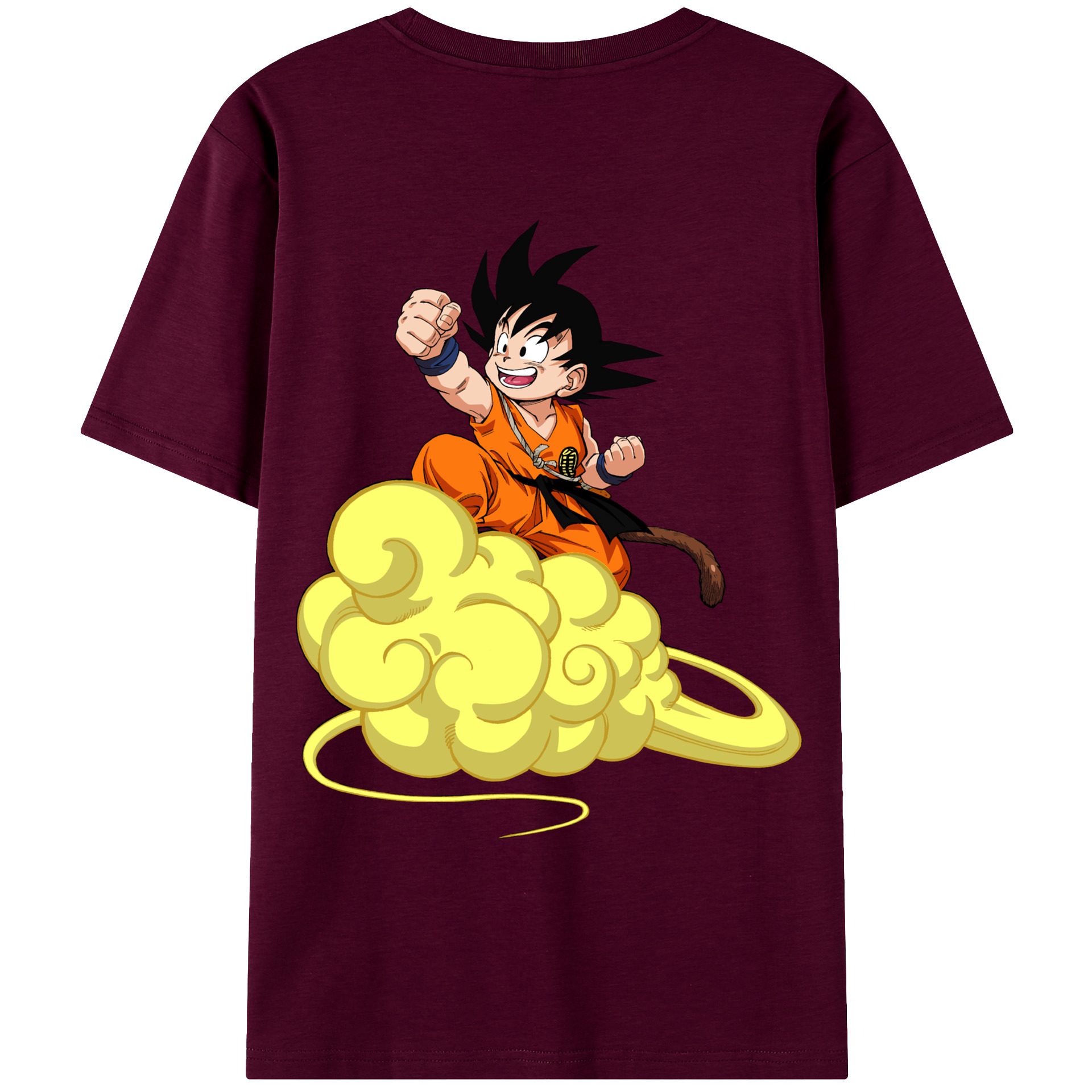 （画像用） ドラゴンボール 孫悟空（そん ごくう）Son Goku カカロット DRAGON BALL Kakarotto レディース半袖Tシャツ(バックプリント)